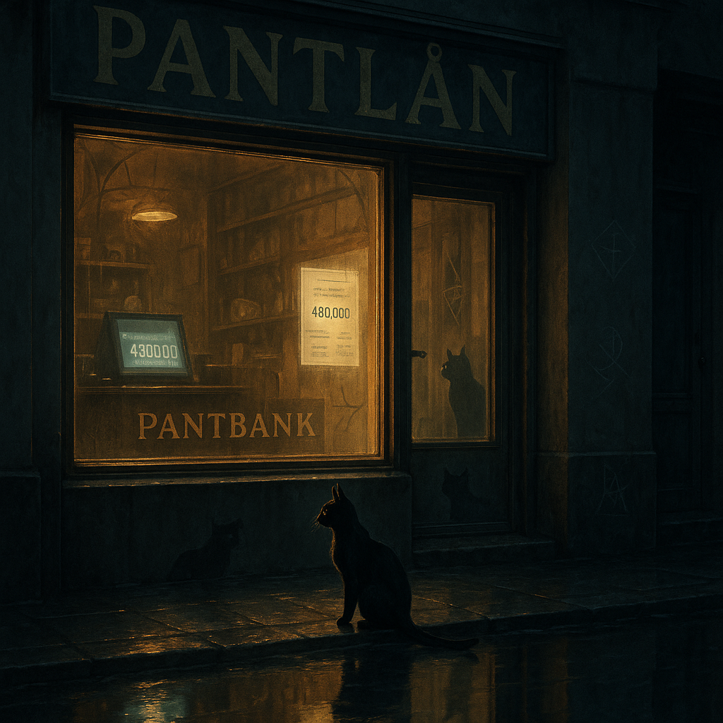 Katten på pantbanken visste vem som ljög om arvet